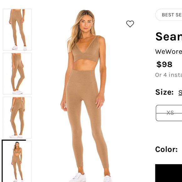 WeWoreWhat Pants - Seamless Legging NWT WeWoreWhat